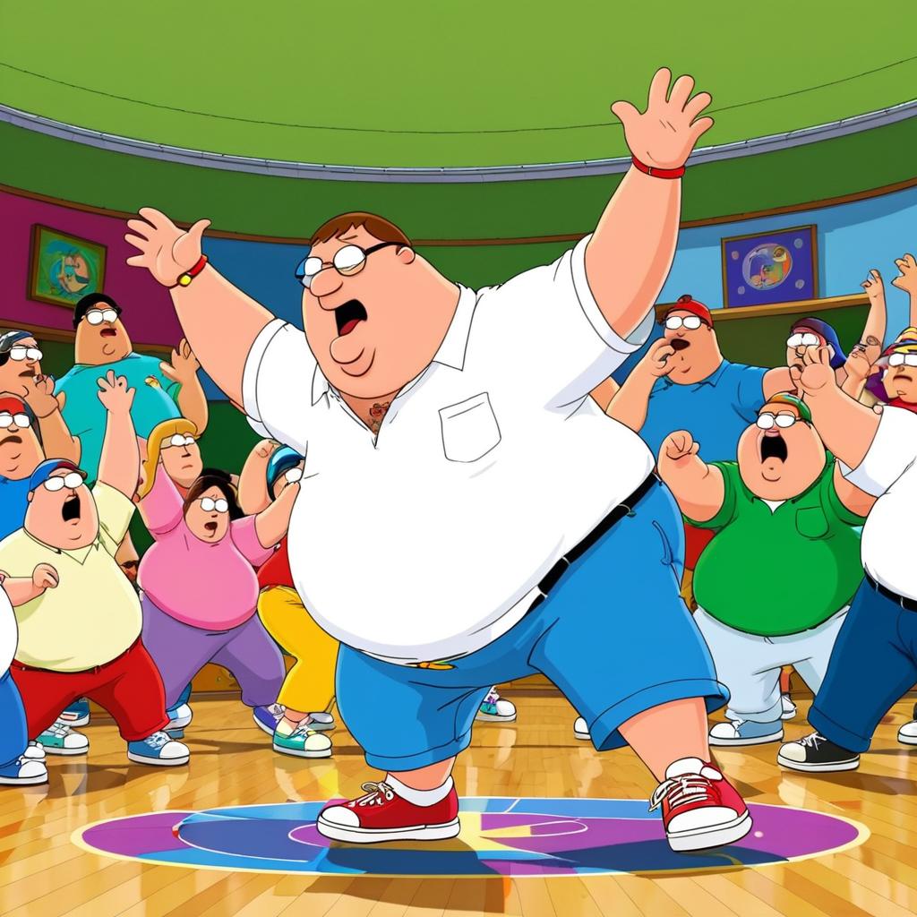 Peter Griffin's Hilarious Breakdancing Scene