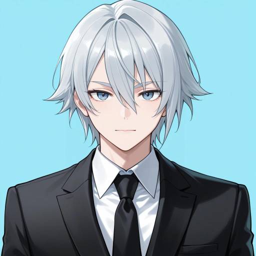 Stately Man in Formal Attire Portrait Stately Man in Formal Attire Portrait
