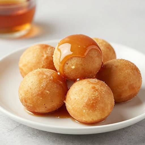 Donut Holes with Whisky Sauce
