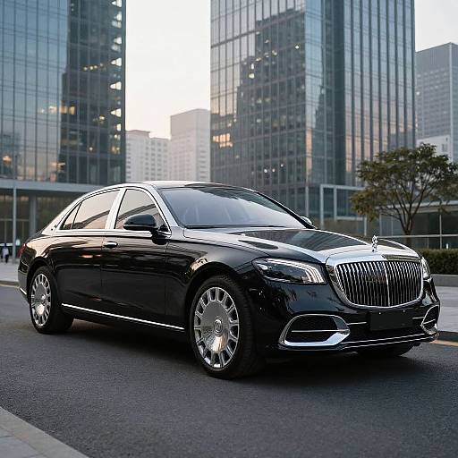 Luxury Sedan with Beard Chrome Trim