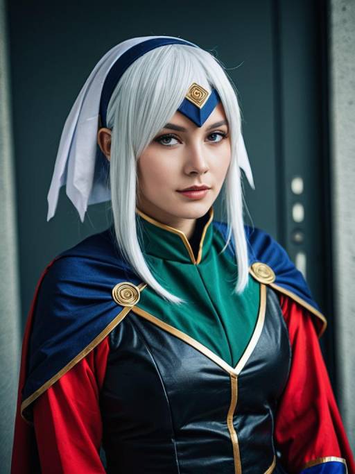 Woman in Mina Cosplay Costume