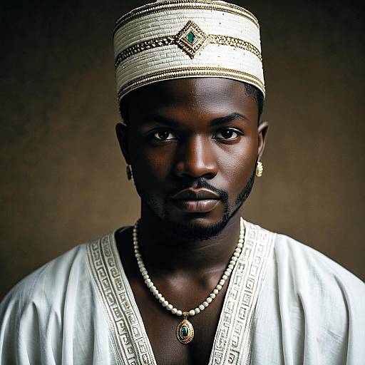 Nigerian Man in Traditional Attire