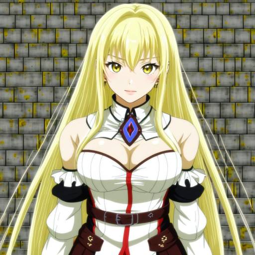 Illustration of Aiz wallenstein, dungeon ni deai wo motomeru no wa machigatteiru darou ka in the style of Aoi (annbi)