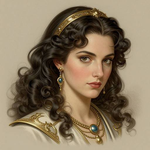 Elegant Female Megaman Portrait