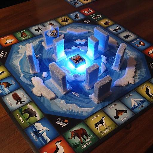 Ice Landscape Floe Board Game