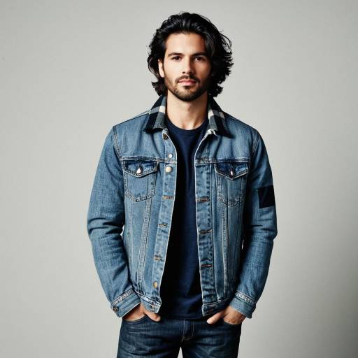 Casual Man in Denim Jacket