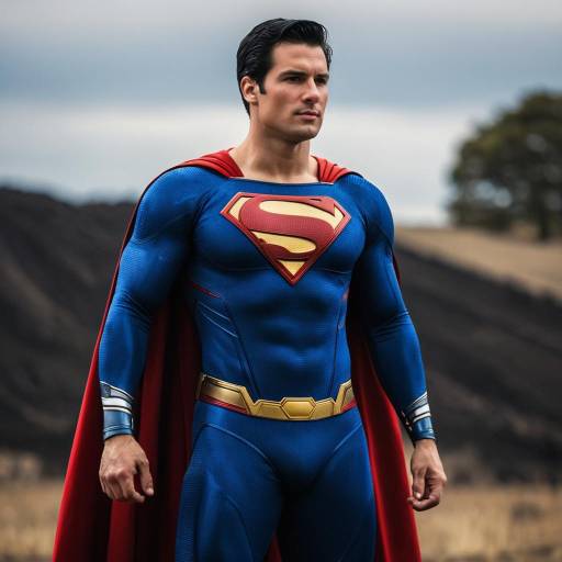 Man in Realistic Superman Costume