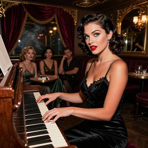 1930s Piano Lounge Singer Atmosphere