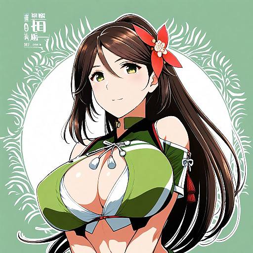 Illustration of Amagi kai (kancolle), kantai collection in the style of St.germain-sal