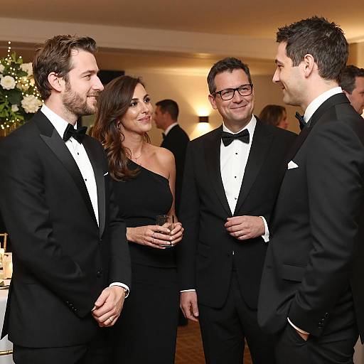 Elegant Formal Event with Friends