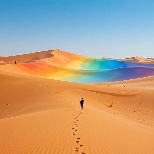 Kaleidoscope Desert Path Walk