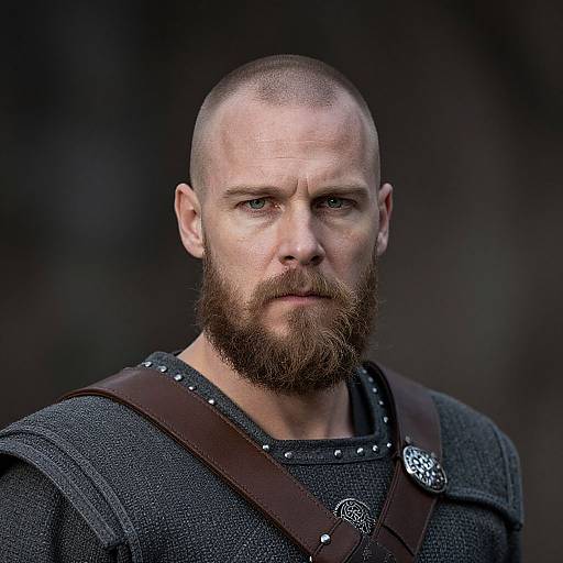 Close-Up Viking Warrior Cosplay