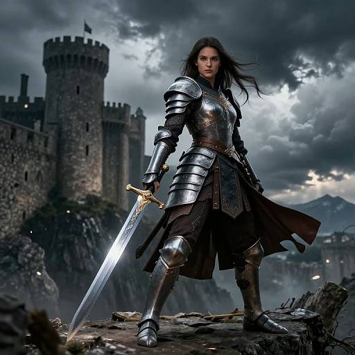 Tova the Brave Warrior Portrait