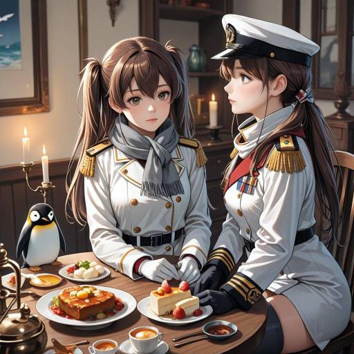 Whimsical Military Adventure with Animal Girls