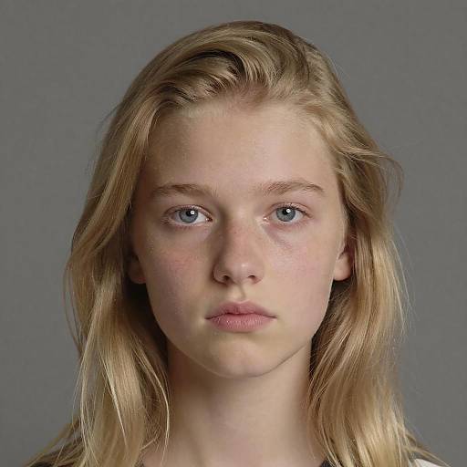 Photorealistic Portrait of a Teenager