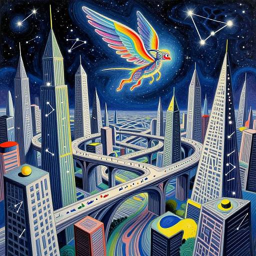 Celestial Metropolis in Impossible Geometry