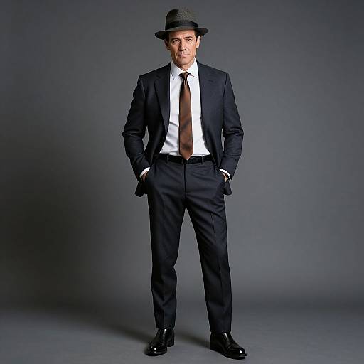 Confident Stylish Middle-Aged Man Portrait