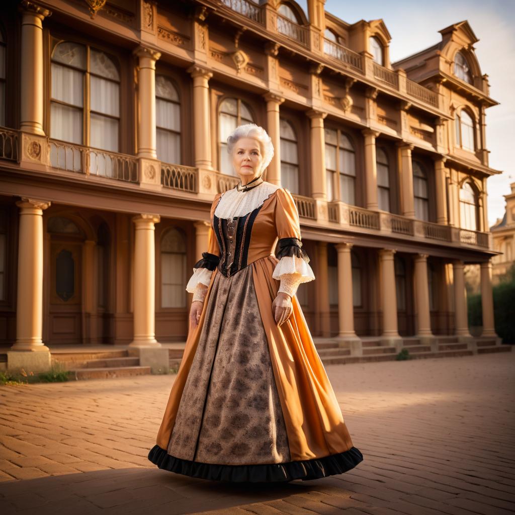 Elegant Portrait of a Victorian Woman