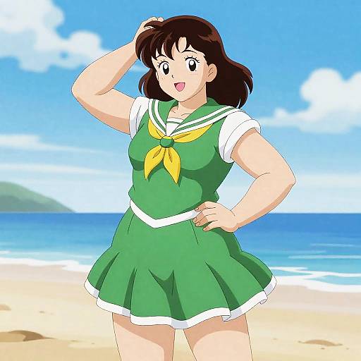 Plus Size Sailor Neptune Pose
