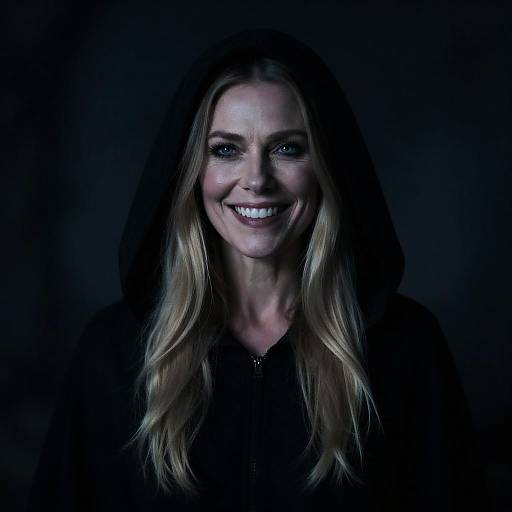 Eerie Portrait of a Mystical Woman