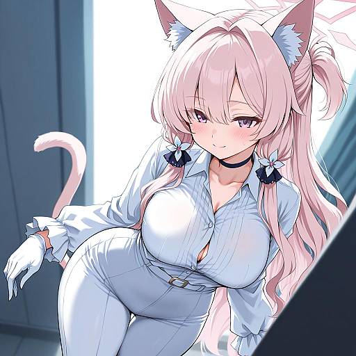 Illustration of Akira (blue archive), blue archive in the style of Dakku (ogitsune)