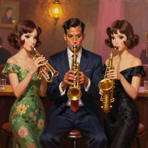 Synthetic Jazz Trio in Amber Lounge