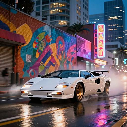 Countach Miami Neon Drift