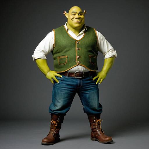 Shrek-Themed Male Costume Character Design
