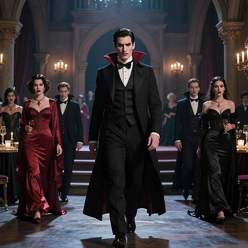 Cinematic Vampire Ball in Ancient Castle