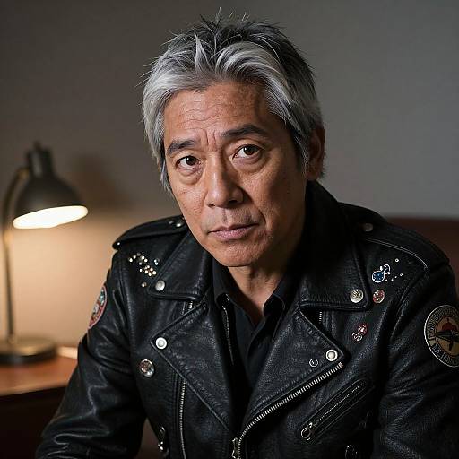 Portrait of a Seasoned Japanese-American Man