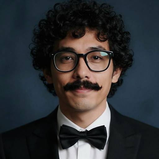 Elegant Portrait of a Smiling Gentleman