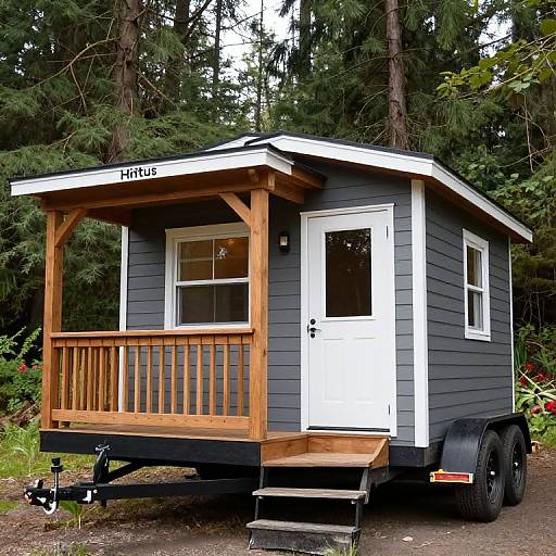 Tiny Forest Home on Trailer