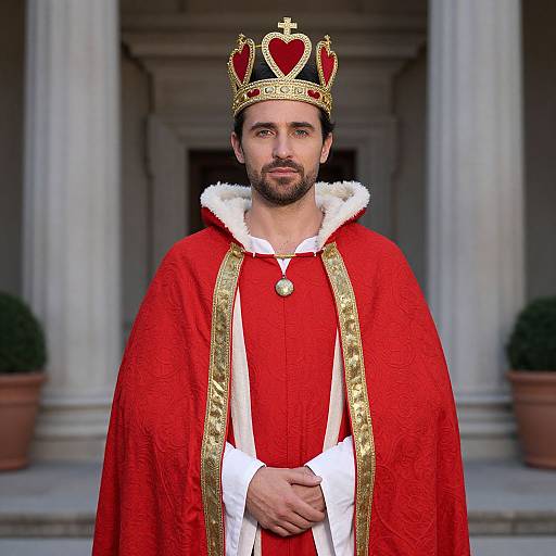 Premium King Hearts Adult Costume