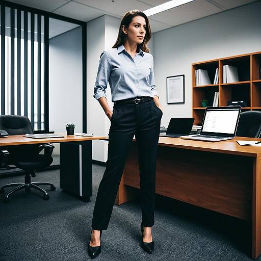 Professional Woman in Office Setting