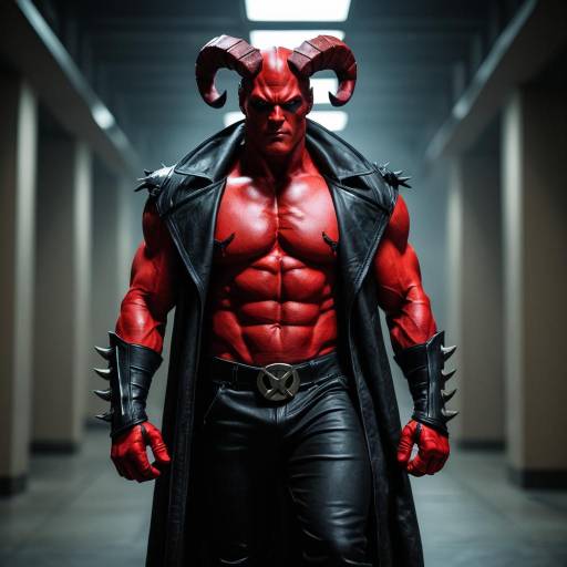 Seductive Hellboy Cosplay Outfit Concept