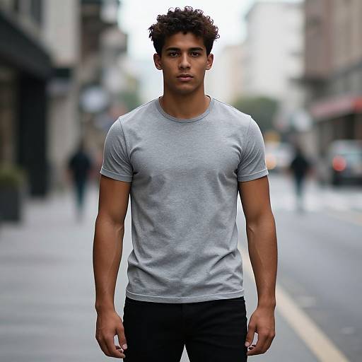 Urban Portrait of Young Man