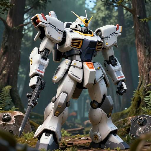 Ultra-HD Battletech Mecha in Forest