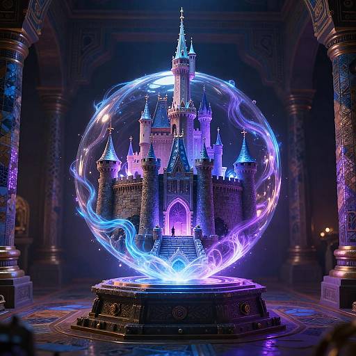 Magical Castle Generator Orb Scene