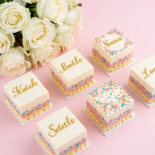 Elegant Bridal Shower Cake Display