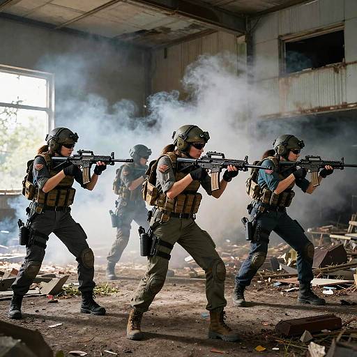 Rainbow Six Siege Female Operators Breaching