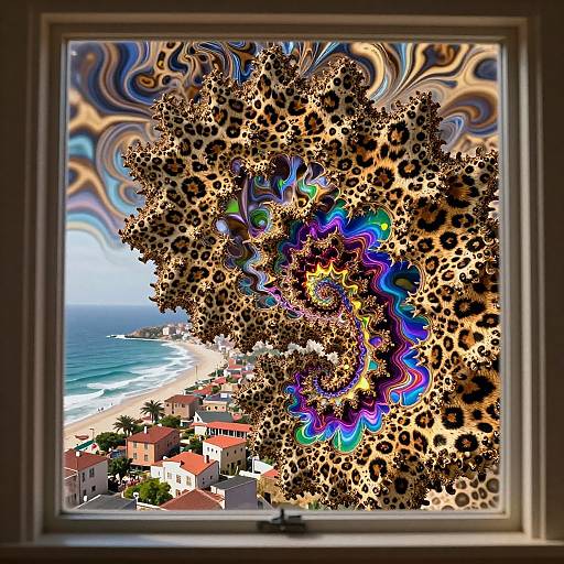 Dynamic Realistic Coastal Digital Art