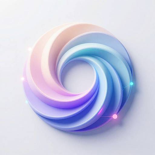 Intricate AI Neural Network Logo Design