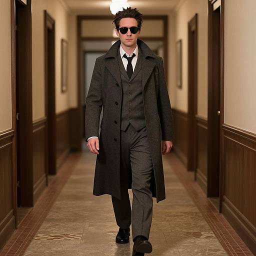 Frankenstein Doctor in Stylish Coat