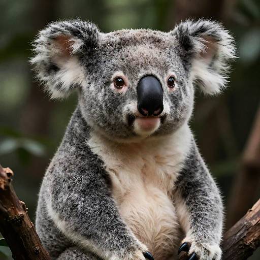 Realistic Anthropomorphic Koala Explorer