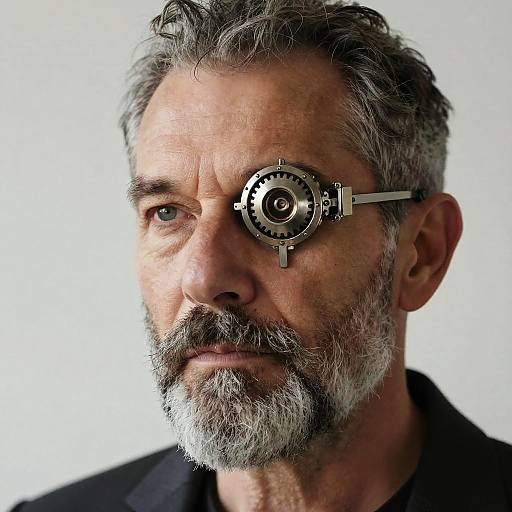 Art Nouveau Brutalist Cyber Gentleman