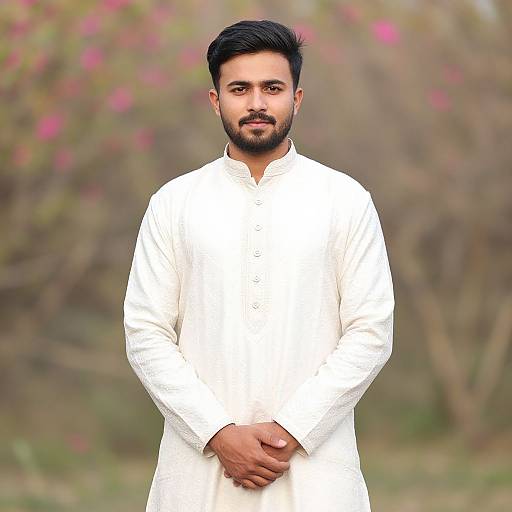 Traditional Sherwani Dulha Portrait