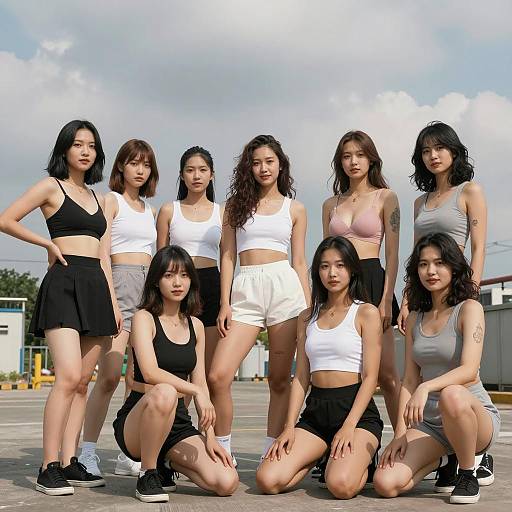 Diverse Group of Women Outdoors Photo