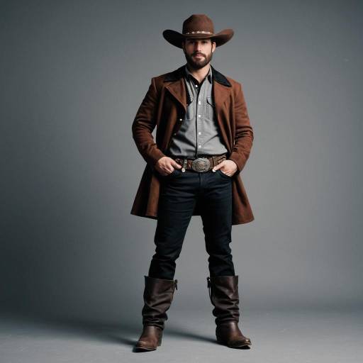 Man in Space Cowboy Outfit