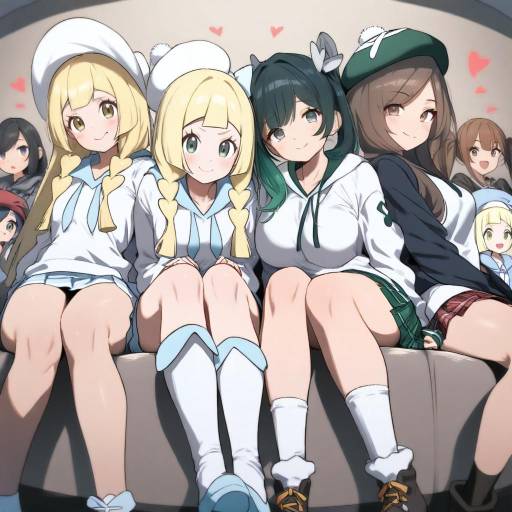 Cute Girls in Pokemon Fashion Style