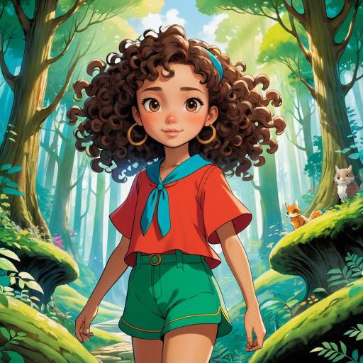 Whimsical Forest Adventures with Milly Bobby Brown